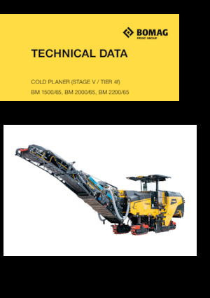 Fresadoras de caminos Bomag BM 2000/65