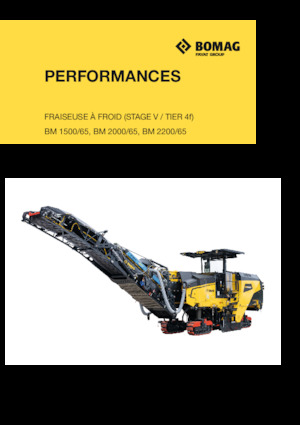 Fresadoras de caminos Bomag BM 2000/65