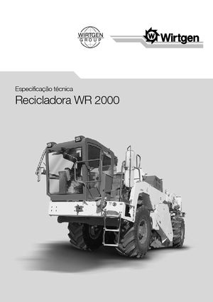 Recicladoras de asfalto/- Recicladoras en frío Wirtgen WR 2000