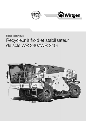 Recicladoras de asfalto/- Recicladoras en frío Wirtgen WR 240