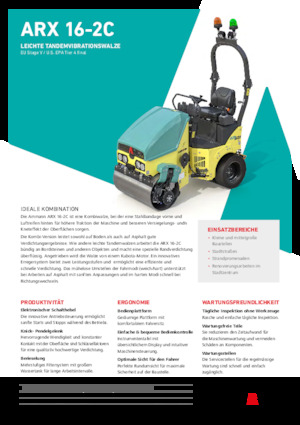 Rodillos compactadores mixtos Ammann ARX 16-2C