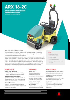 Rodillos compactadores mixtos Ammann ARX 16-2C