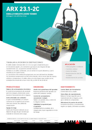 Rodillos compactadores mixtos Ammann ARX 23.1-2C