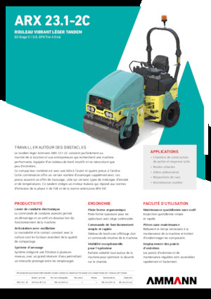 Rodillos compactadores mixtos Ammann ARX 23.1-2C