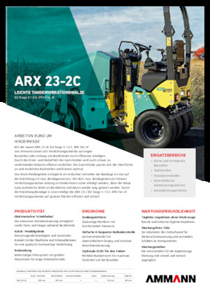 Rodillos compactadores mixtos Ammann ARX 23-2C