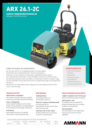 Rodillos compactadores mixtos Ammann ARX 26.1-2C