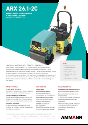 Rodillos compactadores mixtos Ammann ARX 26.1-2C