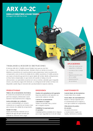 Rodillos compactadores mixtos Ammann ARX 40-2C