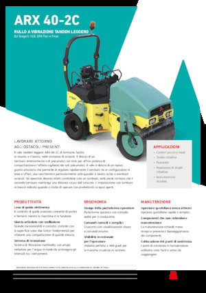 Rodillos compactadores mixtos Ammann ARX 40-2C