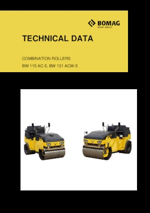 Rodillos compactadores mixtos Bomag BW 131 ACW-5