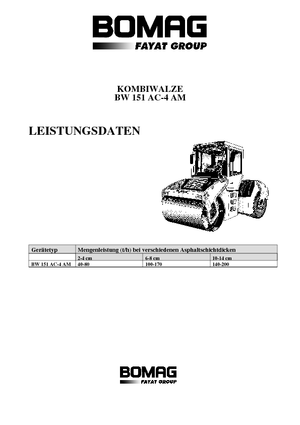 Rodillos compactadores mixtos Bomag BW 151 AC-4 AM