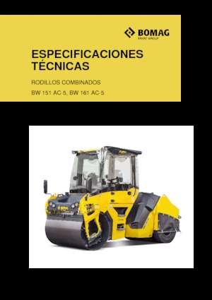 Rodillos compactadores mixtos Bomag BW 151 AC-5