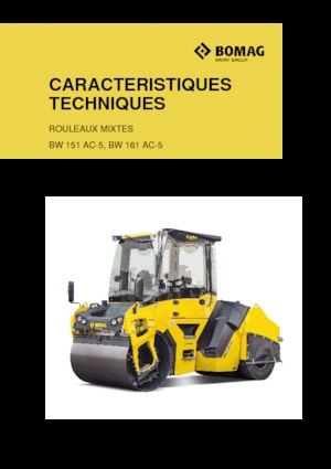 Rodillos compactadores mixtos Bomag BW 151 AC-5