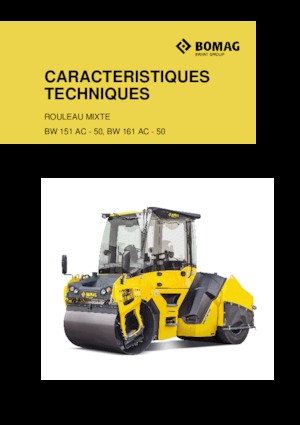 Rodillos compactadores mixtos Bomag BW 151 AC-50
