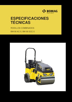 Rodillos compactadores mixtos Bomag BW 90 AC-5