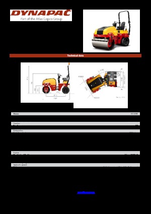 Rodillos compactadores mixtos Dynapac CC 1200 C