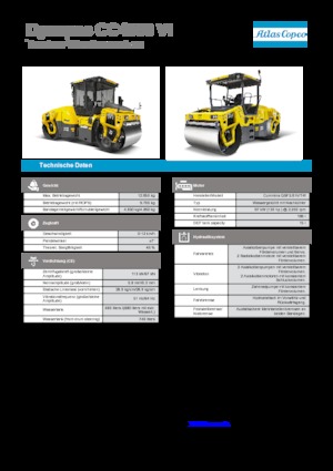 Rodillos compactadores mixtos Dynapac CC 4000 C VI