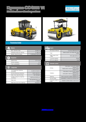 Rodillos compactadores mixtos Dynapac CC 4000 C VI
