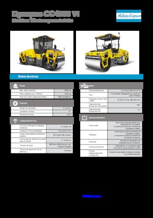 Rodillos compactadores mixtos Dynapac CC 4000 C VI