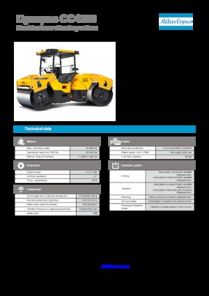 Rodillos compactadores mixtos Dynapac CC 4200 C VI