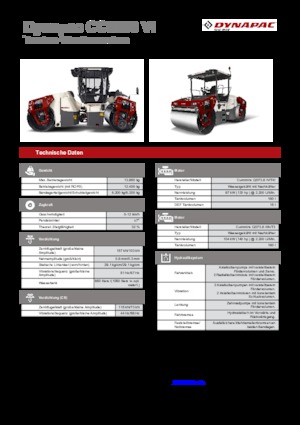 Rodillos compactadores mixtos Dynapac CC 6200 C VI