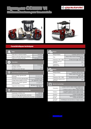 Rodillos compactadores mixtos Dynapac CC 6200 C VI
