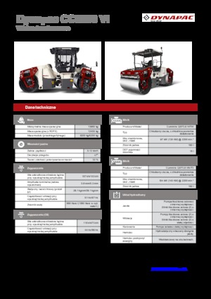 Rodillos compactadores mixtos Dynapac CC 6200 C VI