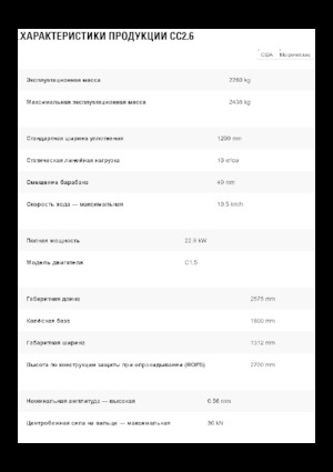 Rodillos compactadores mixtos Caterpillar CC2.6