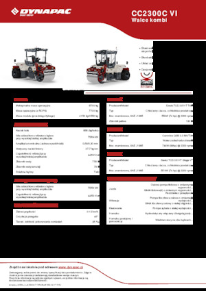 Rodillos compactadores mixtos Dynapac CC2300C VI