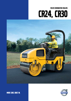 Rodillos compactadores mixtos Volvo CR24