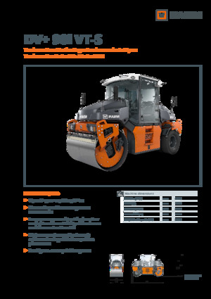 Rodillos compactadores mixtos Hamm DV+ 90i VT-S