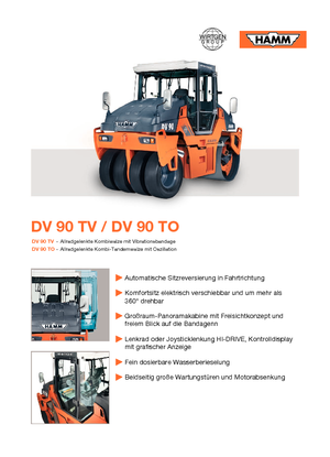 Rodillos compactadores mixtos Hamm DV 90 TV