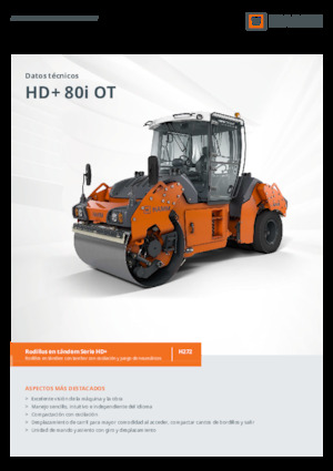 Rodillos compactadores mixtos Hamm HD+ 80i OT