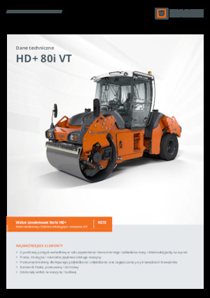 Rodillos compactadores mixtos Hamm HD+ 80i VT