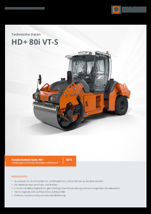 Rodillos compactadores mixtos Hamm HD+ 80i VT-S