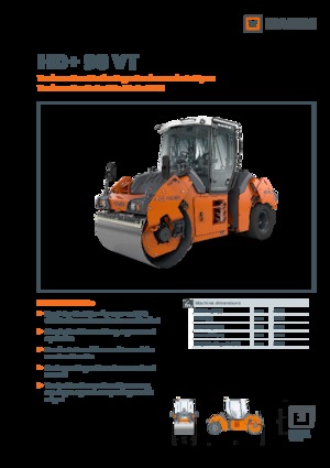 Rodillos compactadores mixtos Hamm HD+ 90 VT
