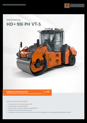 Rodillos compactadores mixtos Hamm HD+ 90i PH VT-S