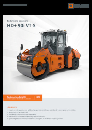 Rodillos compactadores mixtos Hamm HD+ 90i VT-S