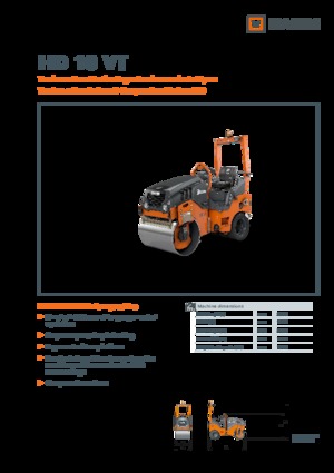 Rodillos compactadores mixtos Hamm HD 10 VT