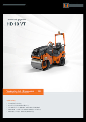 Rodillos compactadores mixtos Hamm HD 10 VT