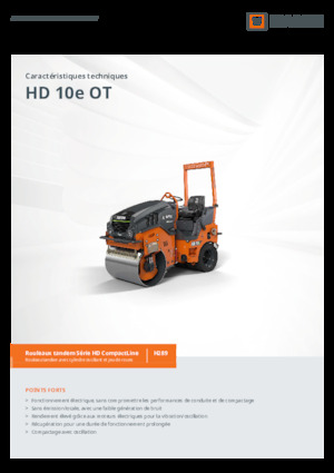 Rodillos compactadores mixtos Hamm HD 10e OT