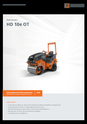 Rodillos compactadores mixtos Hamm HD 10e OT