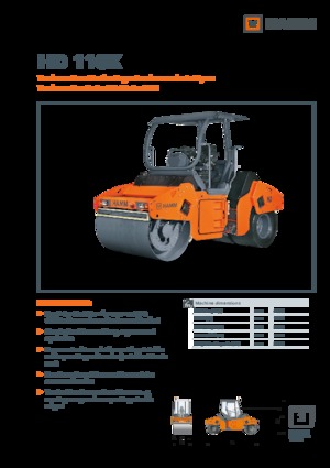 Rodillos compactadores mixtos Hamm HD 110K