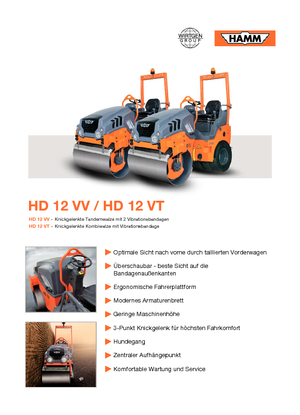 Rodillos compactadores mixtos Hamm HD 12 VT