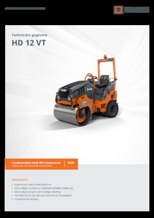 Rodillos compactadores mixtos Hamm HD 12 VT