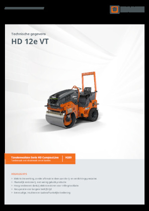 Rodillos compactadores mixtos Hamm HD 12e VT