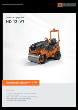 Rodillos compactadores mixtos Hamm HD 12i VT