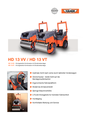 Rodillos compactadores mixtos Hamm HD 13 VT