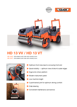 Rodillos compactadores mixtos Hamm HD 13 VT