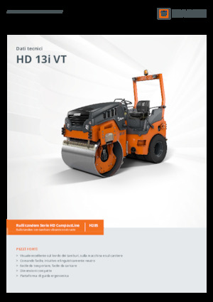 Rodillos compactadores mixtos Hamm HD 13i VT
